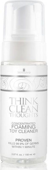 Think Clean Thoughts Foaming Toy Cleaner 150ml Adult Toy Cleaner